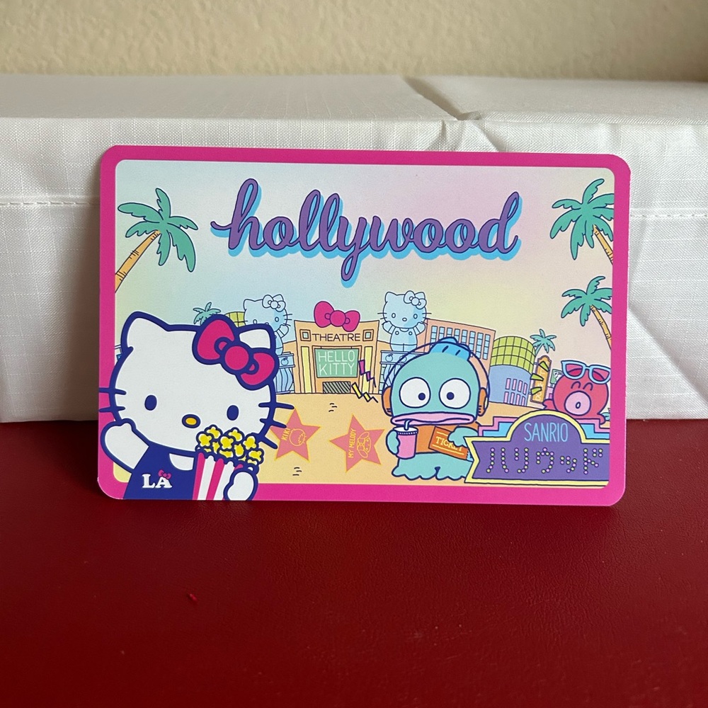 Hello Kitty Hollywood Theatre Postcard